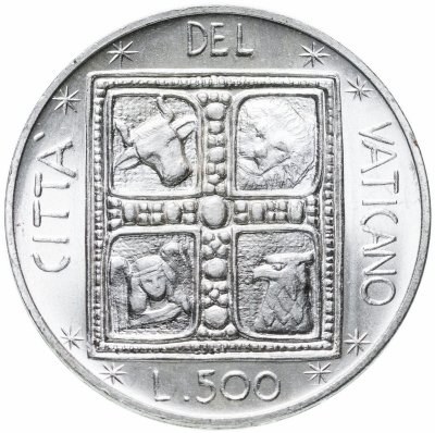 купить Ватикан 500 лир (lire) 1977