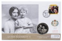 Купить Гибралтар 1 крона (crown) 2006 "80 лет со дня рождения Королевы Елизаветы II" (в конверте)