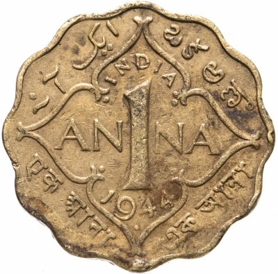 купить Индия (Британская) 1 анна (anna) 1944 Бомбей