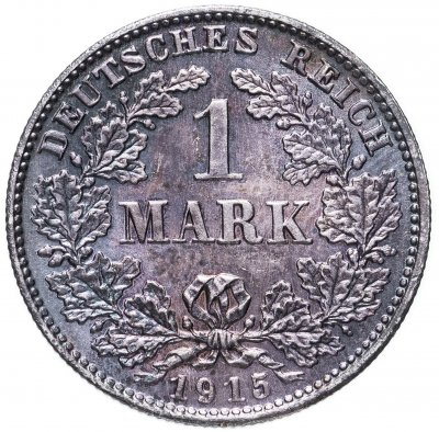 купить Германия 1 марка (mark) 1915 D знак монетного двора: "D" - Мюнхен