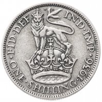 Купить Великобритания 1 шиллинг (shilling) 1936