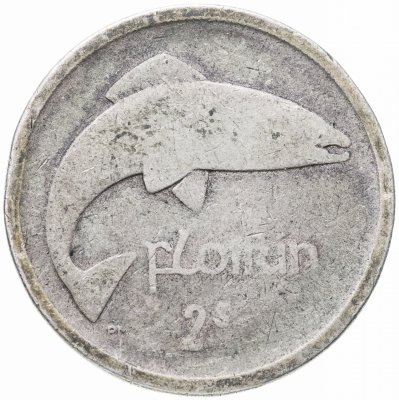 купить Ирландия 2 шиллинга (флорин, shillings) 1928
