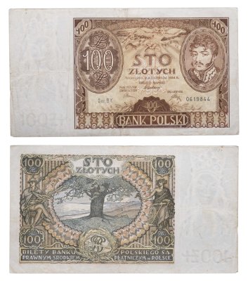 купить Польша 100 злотых 1934 год