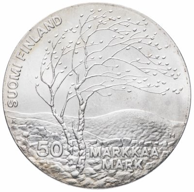 купить Финляндия 50 марок 1983 "Чемпионат мира по лёгкой атлетике 1983 года в Хельсинки"