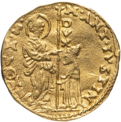 купить Венеция, дож Маркантонио Джустиниани (1684-1688 гг), Золотой дукат (цехин)