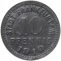 купить Германия (Франкфурт-на-Майне) нотгельд 10 пфеннигов 1919