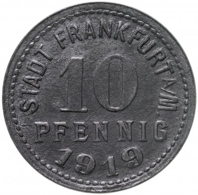 купить Германия (Франкфурт-на-Майне) нотгельд 10 пфеннигов 1919