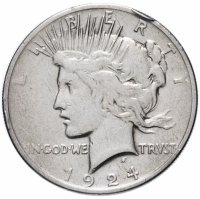 Купить США 1 доллар (dollar) 1924 Peace Dollar (мирный доллар)