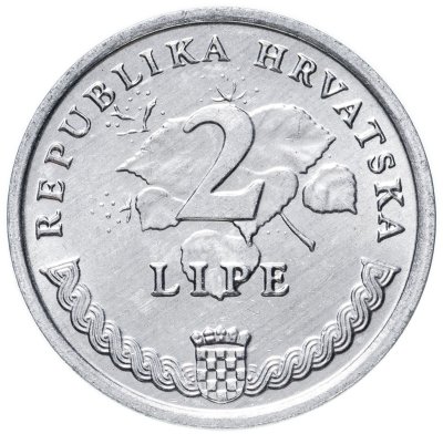 купить Хорватия 2 липы (lipa) 1993