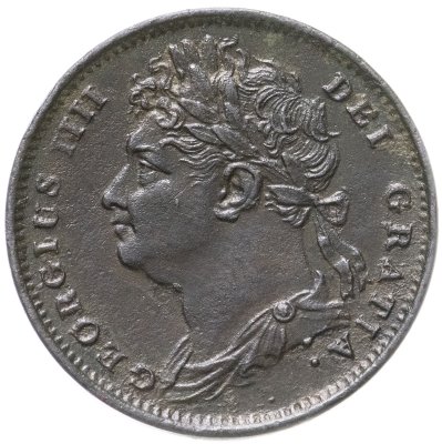 купить Великобритания 1 фартинг (farthing) 1825