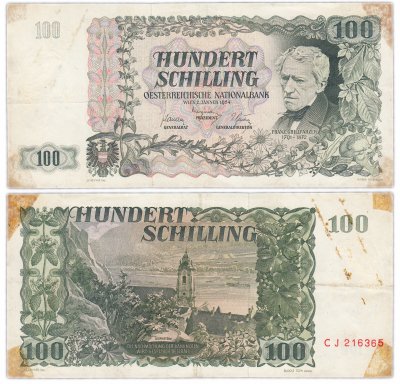 купить Австрия 100 шиллингов 1954 (Pick 133)