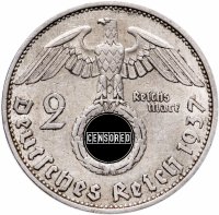 купить Германия 2 рейхсмарки (reichsmark) 1937 Третий рейх