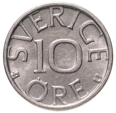 купить Швеция 10 эре (ore) 1978