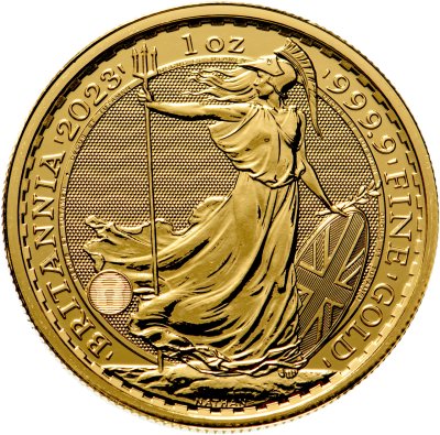 купить Великобритания 100 фунтов (pounds) 2023 "Стоящая Британия"