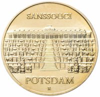 Купить Германия (ГДР) 5 марок 1986 "Дворец Сан-Суси в Потсдаме"
