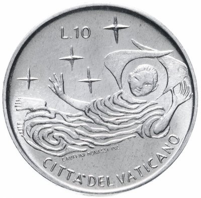 купить Ватикан 10 лир (lire) 1969