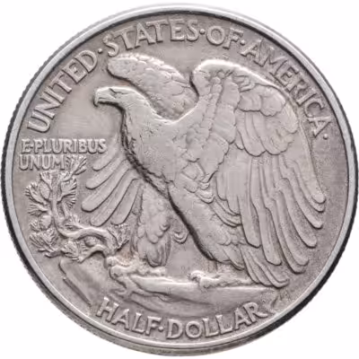 купить США 50 центов (1/2 доллара, half dollar) 1943 Без отметки монетного двора