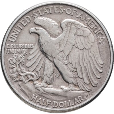купить США 50 центов (1/2 доллара, half dollar) 1943 Без отметки монетного двора