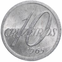 купить Бразилия 10 крузейро (cruzeiros) 1965