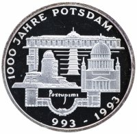купить Германия (ФРГ) 10 марок 1993 "1000 лет городу Потсдам"