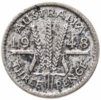 купить Австралия 3 пенса (pence) 1947-1948