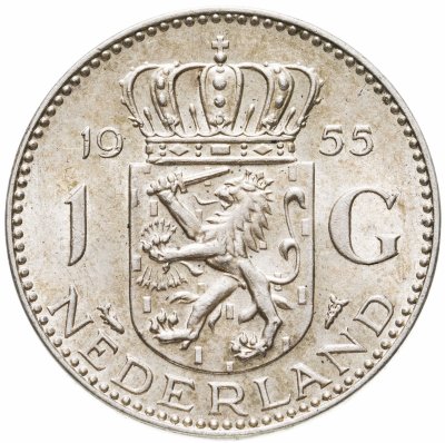 купить Нидерланды 1 гульден (gulden) 1955