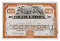 купить Акция США CONSOLIDATED OIL CORPORATION, 1938 г.