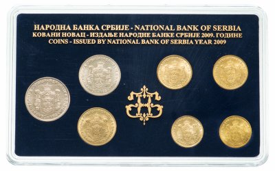 купить Сербия банковский набор из 7 монет 2009