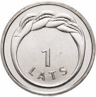 Купить Латвия 1 лат 2009 "Кольцо Намея"