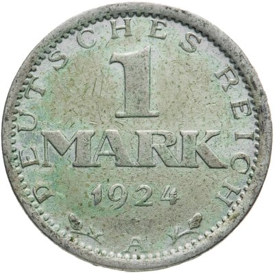 купить Германия 1 марка "A" 1924