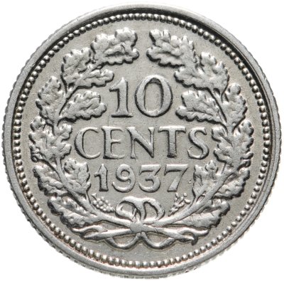 купить Нидерланды 10 центов (cents) 1937