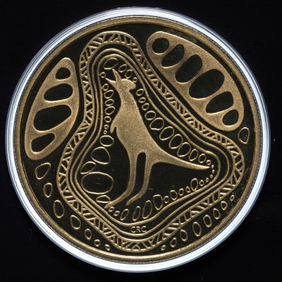 купить Австралия 1 доллар 2005 "Четвертый портрет Елизаветы II - Местное изображение кенгуру"