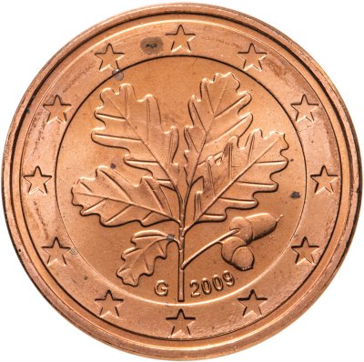 купить Германия 5 евро центов (cent) 2009 Двор G