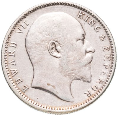 купить Индия (Британская) 1 рупия (rupee) 1910 без обозначения монетного двора