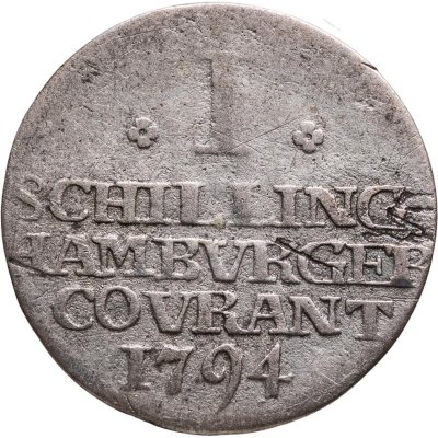 купить Гамбург 1 шиллинг 1794
