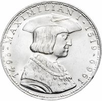 купить Австрия 50 шиллингов (shillings) 1969 "450 лет со дня смерти Максимилиана I"