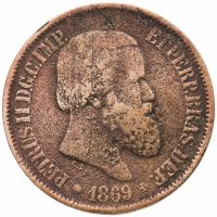купить Бразилия 20 реалов 1869