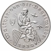 Купить Австрия 2 шиллинга (shillings) 1930 700 лет со дня смерти Вальтера фон дер Фогельвейде