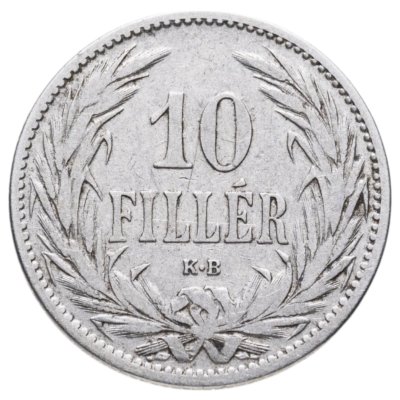 купить Венгрия 10 филлеров (filler) 1894