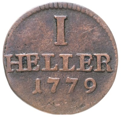 купить Германия, Саксония 1 геллер 1779