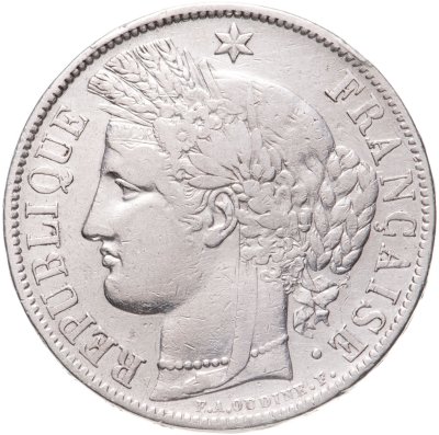 купить Франция 5 франков (francs) 1850 A