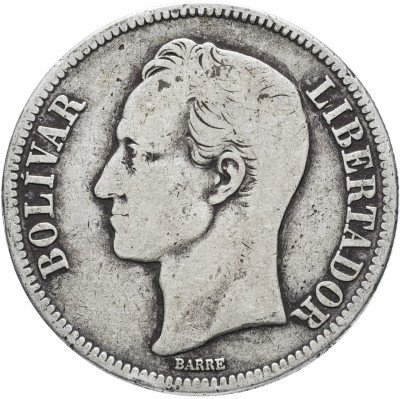 купить Венесуэла 5 боливар 1936