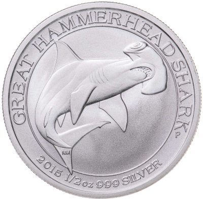 купить Австралия 50 центов 2015 "Гигантская акула-молот"