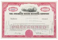 купить Акция США THE AMERICAN SUGAR REFINING COMPANY (New Jersey) 1961 г.