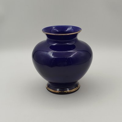 купить Ваза, фаянс, крытье, золочение, Конаковский фаянсовый завод им. М.И. Калинина (ЗиК Конаково), СССР, 1952-1962 гг.