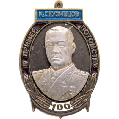 купить Нагрудный почетный знак честь 100-летия со дня рождения адмирала Н.Г. Кузнецова, Россия, 2000-е гг.