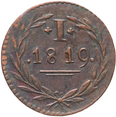купить Вольный город Франкфурт 1 пфенниг 1819