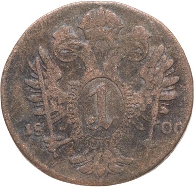 купить Австрия 1 крейцер (kreuzer) 1800