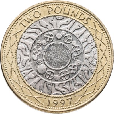 купить Великобритания 2 фунта (pounds) 1997