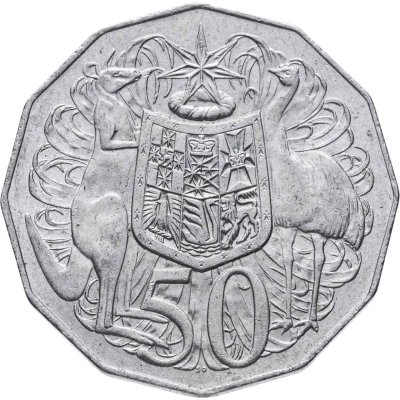 купить Австралия 50 центов (cents) 1969